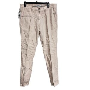 New Mens Dylan Linen Pants in Pale‎